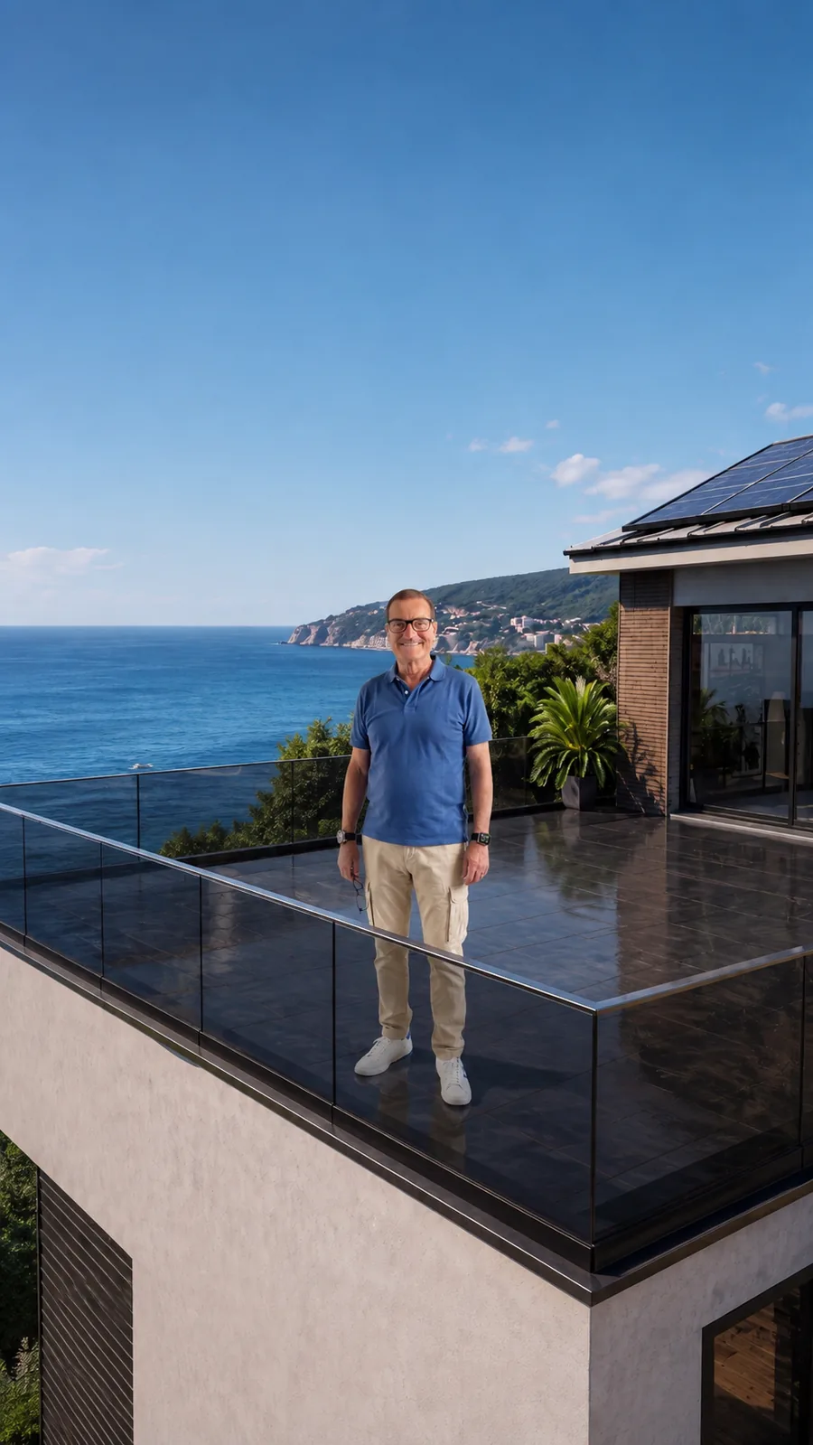 Parapetto fotovoltaico